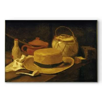 Obraz - Vincent Van Gogh – Martwa natura z żółtym słomkowym kapeluszem - obrazek 2