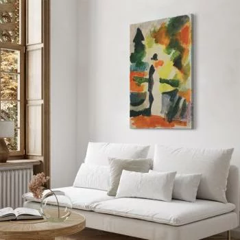 Obraz - August Macke – Para w parku - obrazek 4