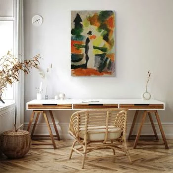 Obraz - August Macke – Para w parku - obrazek 7
