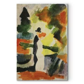 Obraz - August Macke – Para w parku - obrazek 2