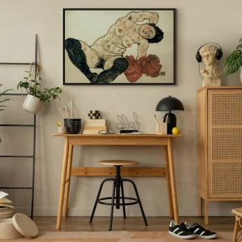 Obraz - Liegender Akt mit gelbem Handtuch (Egon Schiele) - obrazek 6