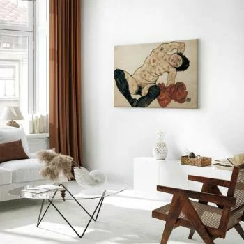 Obraz - Egon Schiele – Liegender Akt mit gelbem Handtuch - obrazek 5