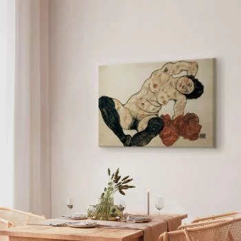 Obraz - Egon Schiele – Liegender Akt mit gelbem Handtuch - obrazek 7