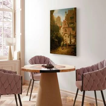 Obraz - Carl Spitzweg – Życzliwy prezentujący kwiaty - obrazek 5