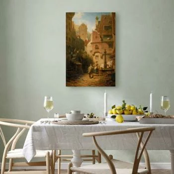 Obraz - Carl Spitzweg – Życzliwy prezentujący kwiaty - obrazek 7