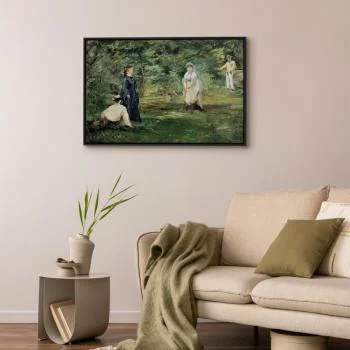 Obraz - La Partie de croquet à Paris (Edouard Manet) - obrazek 2
