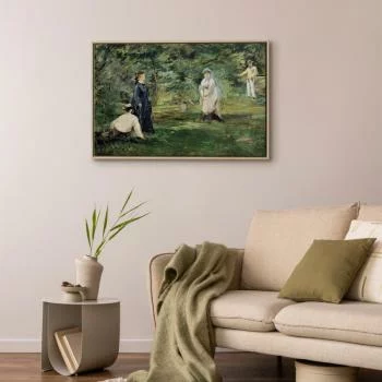 Obraz - La Partie de croquet à Paris (Edouard Manet) - obrazek 2