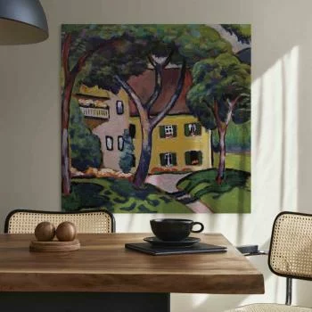 Obraz - Staudacherhaus in Tegernsee (August Macke) - obrazek 5