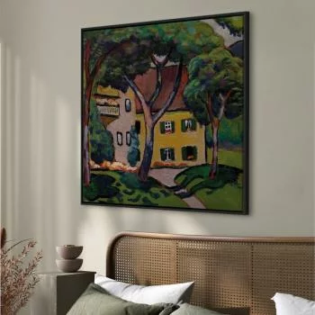 Obraz - August Macke – Staudacherhaus in Tegernsee - obrazek 6