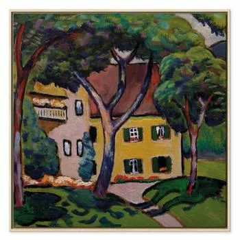Obraz - August Macke – Staudacherhaus in Tegernsee - obrazek 2