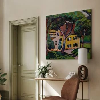 Obraz - Staudacherhaus in Tegernsee (August Macke) - obrazek 4
