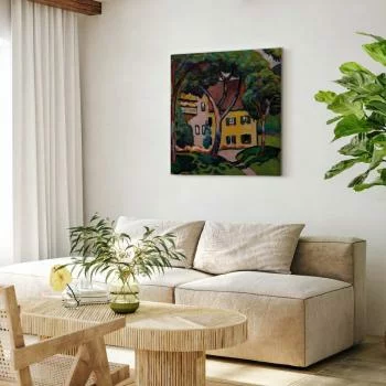 Obraz - August Macke – Staudacherhaus in Tegernsee - obrazek 5