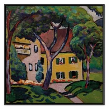 Obraz - August Macke – Staudacherhaus in Tegernsee - obrazek 2