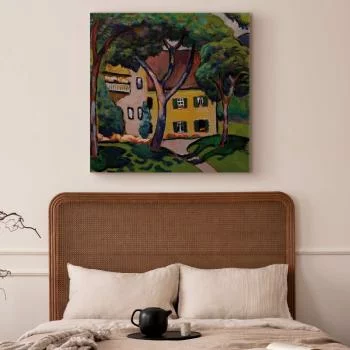 Obraz - August Macke – Staudacherhaus in Tegernsee - obrazek 6