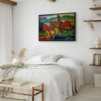 Obraz - The Red Horses (Grazing Horses IV) (Franz Marc) - obrazek 5