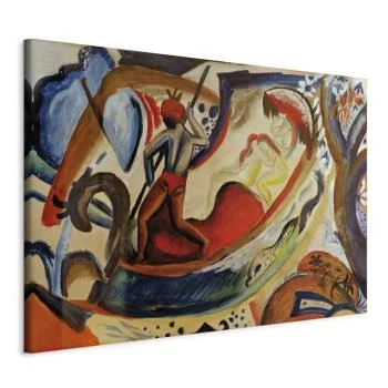 Obraz - August Macke – Nagie dziewczyny na barce - obrazek 2