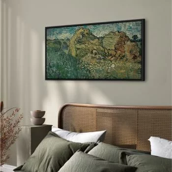 Obraz - Field with Wheat Stacks (Vincent Van Gogh) - obrazek 5
