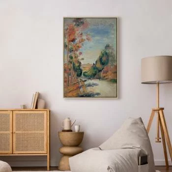 Obraz - Paysage d'Essoyes (Pierre-Auguste Renoir) - obrazek 5