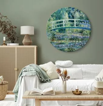 Obraz okrągły - Japoński mostek w Giverny (Claude Monet) - obrazek 2