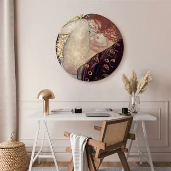Obraz okrągły - Danae (Gustav Klimt) - obrazek 2