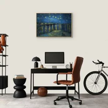 Obraz - Vincent van Gogh – Gwieździsta noc nad Rodanem - obrazek 7