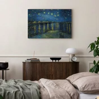 Obraz - Vincent van Gogh – Gwieździsta noc nad Rodanem - obrazek 6