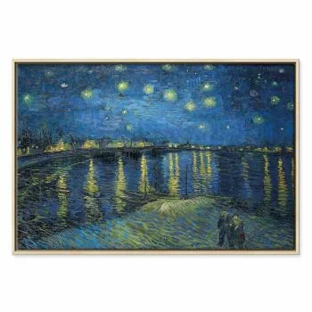 Obraz - Vincent van Gogh – Gwieździsta noc nad Rodanem - obrazek 2