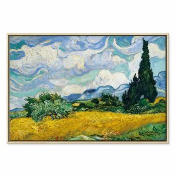 Obraz - Vincent Van Gogh – Pole pszenicy z cyprysami - obrazek 2