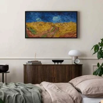 Obraz - Vincent van Gogh – Pole pszenicy z krukami - obrazek 6