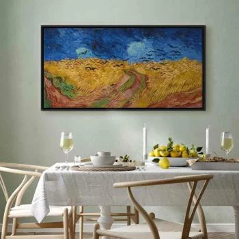 Obraz - Vincent van Gogh – Pole pszenicy z krukami - obrazek 7