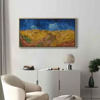 Obraz - Vincent van Gogh – Pole pszenicy z krukami - obrazek 5