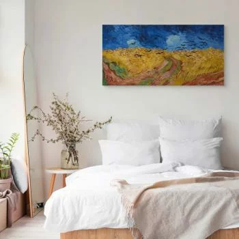Obraz - Vincent van Gogh – Pole pszenicy z krukami - obrazek 6