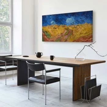 Obraz - Vincent van Gogh – Pole pszenicy z krukami - obrazek 7