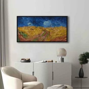 Obraz - Vincent van Gogh – Pole pszenicy z krukami - obrazek 5