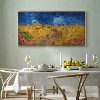 Obraz - Vincent van Gogh – Pole pszenicy z krukami - obrazek 7