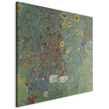 Obraz - Gustav Klimt – Ogród wiejski ze słonecznikami