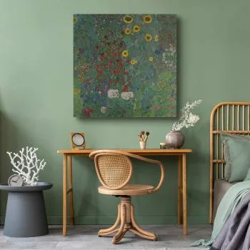 Obraz - Gustav Klimt – Ogród wiejski ze słonecznikami - obrazek 7