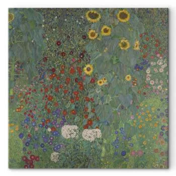 Obraz - Gustav Klimt – Ogród wiejski ze słonecznikami - obrazek 2