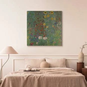 Obraz - Gustav Klimt – Ogród wiejski ze słonecznikami - obrazek 6