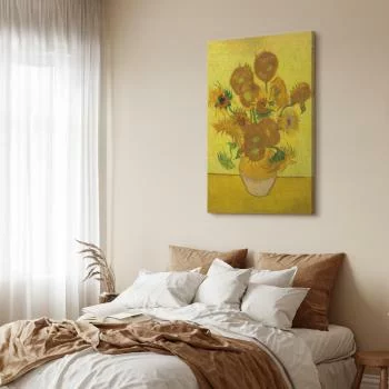 Obraz - Vincent van Gogh – Martwa natura: wazon z piętnastoma słonecznikami - obrazek 6