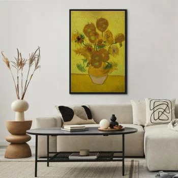 Obraz - Vincent van Gogh – Martwa natura: wazon z piętnastoma słonecznikami - obrazek 5