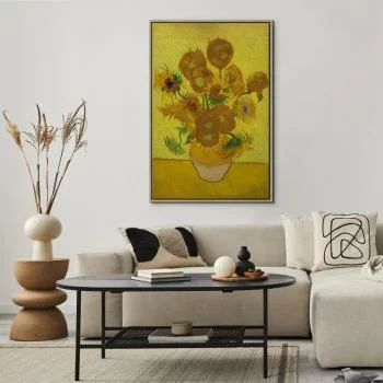 Obraz - Vincent van Gogh – Martwa natura: wazon z piętnastoma słonecznikami - obrazek 5
