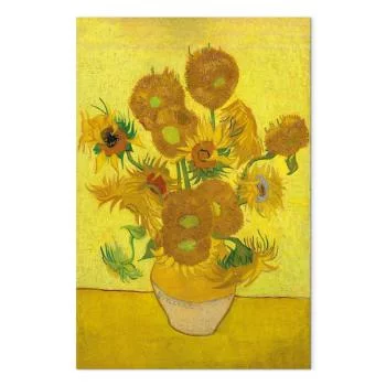 Obraz - Vincent van Gogh – Martwa natura: wazon z piętnastoma słonecznikami - obrazek 2