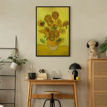 Obraz - Vincent van Gogh – Martwa natura: wazon z piętnastoma słonecznikami - obrazek 7