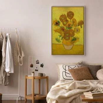 Obraz - Vincent van Gogh – Martwa natura: wazon z piętnastoma słonecznikami - obrazek 6