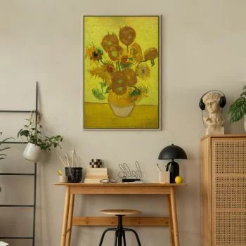 Obraz - Vincent van Gogh – Martwa natura: wazon z piętnastoma słonecznikami - obrazek 7