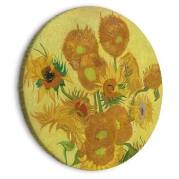 Obraz okrągły - Słoneczniki (Vincent van Gogh)