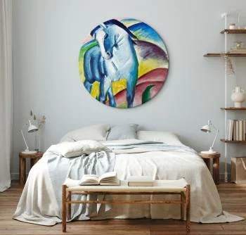 Obraz okrągły - Niebieski koń (Franz Marc) - obrazek 2