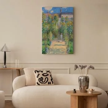 Obraz - Claude Monet – Ogród Moneta w Vétheuil - obrazek 5