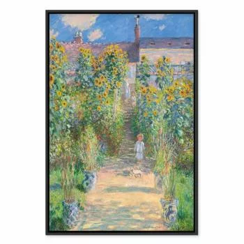 Obraz - Claude Monet – Ogród Moneta w Vétheuil - obrazek 2